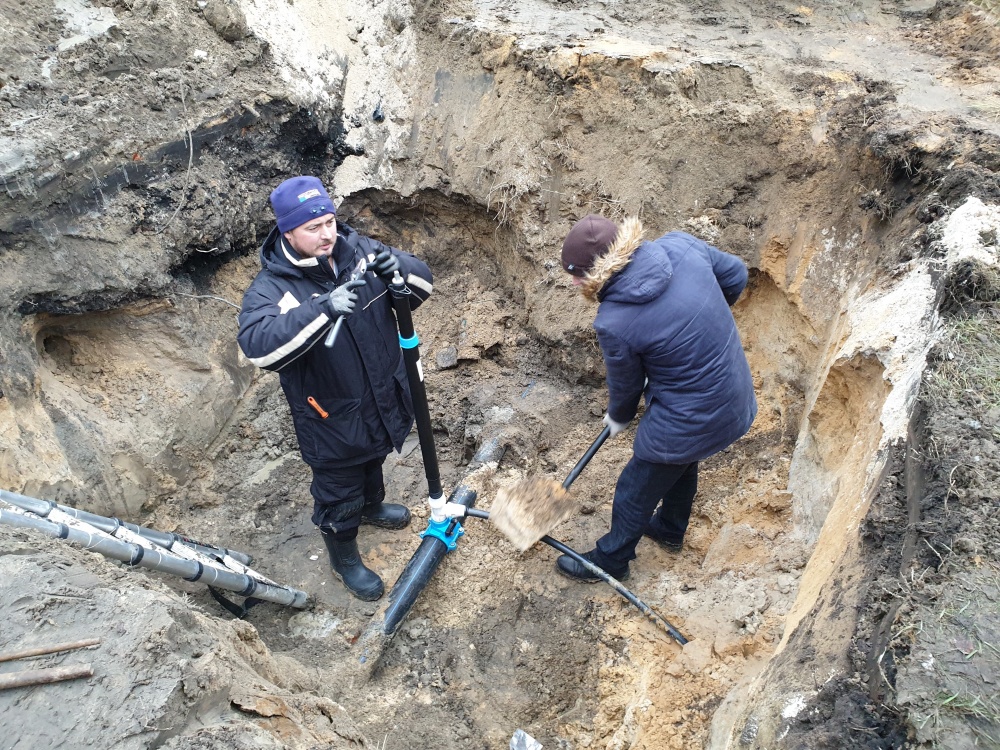 Школу подключили к водоснабжению Школу подключили к водоснабжению